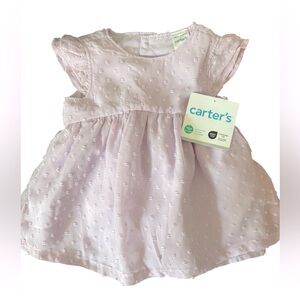 Carter's Light Pink Textured Baby Dress